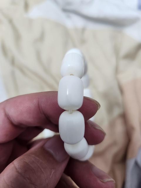 古玩玉器硨磲手串真品鑒賞圖