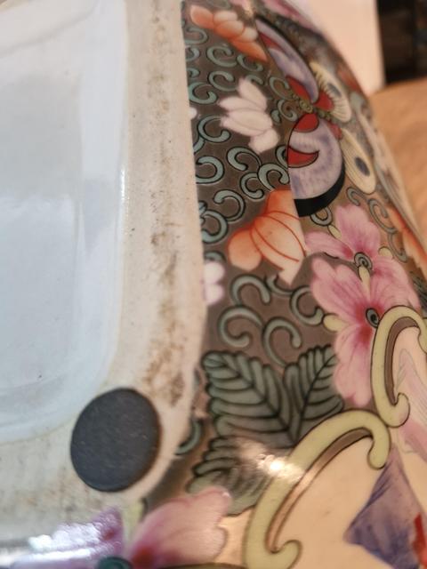 古玩陶瓷人物紋八方碗真品鑒賞圖