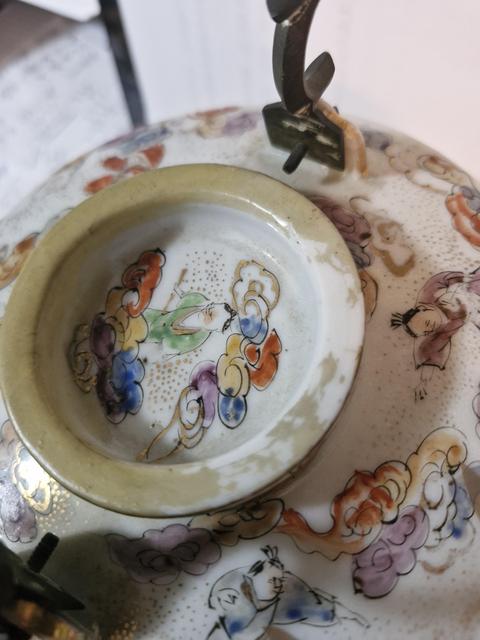 古玩陶瓷提梁壺真品鑒賞圖