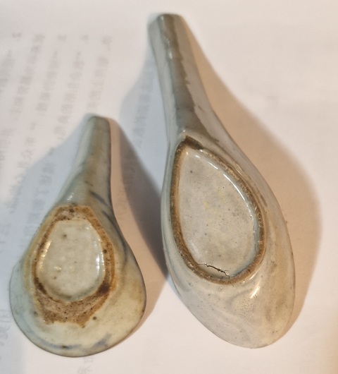 古玩陶瓷青花湯勺真品鑒賞圖