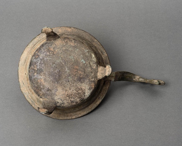 古玩銅器銅鐎斗真品鑒賞圖