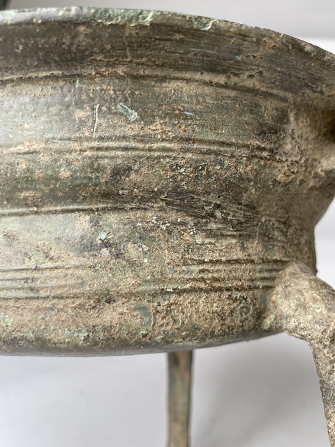 古玩銅器銅鐎斗真品鑒賞圖