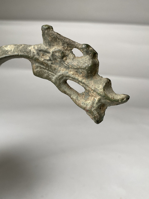 古玩銅器銅鐎斗真品鑒賞圖