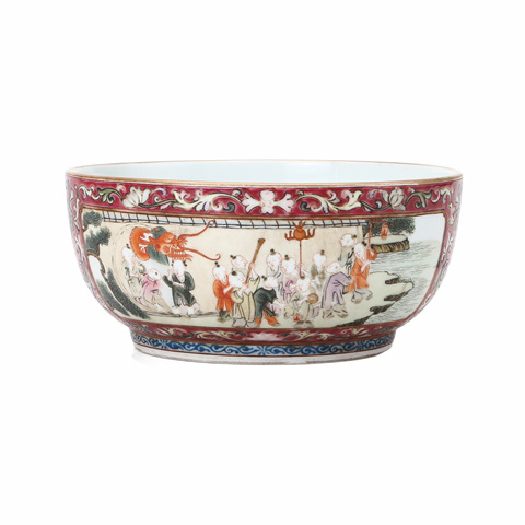 古玩陶瓷粉彩碗真品鑒賞圖