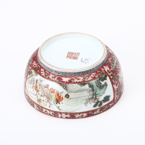 古玩陶瓷粉彩碗真品鑒賞圖