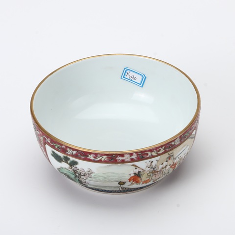 古玩陶瓷粉彩碗真品鑒賞圖