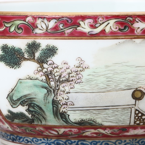 古玩陶瓷粉彩碗真品鑒賞圖