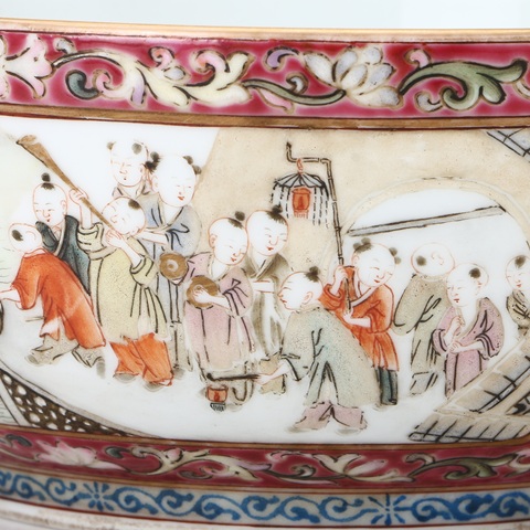古玩陶瓷粉彩碗真品鑒賞圖