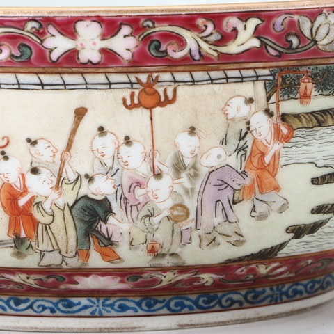 古玩陶瓷粉彩碗真品鑒賞圖