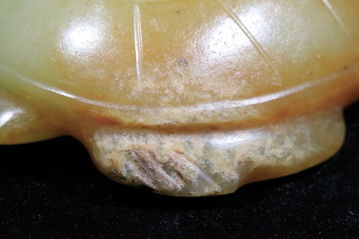 古玩玉器現代仿紅山玉龜真品鑒賞圖