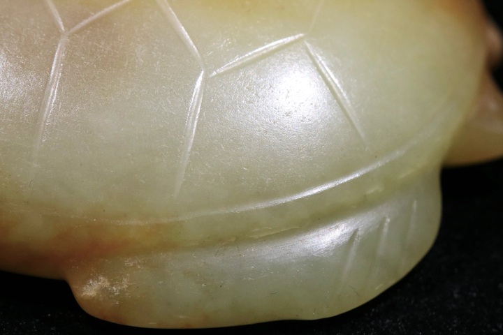 古玩玉器現代仿紅山玉龜真品鑒賞圖