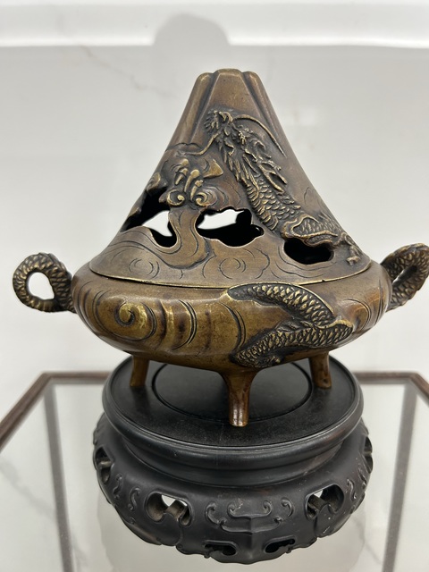 古玩銅器銅熏爐真品鑒賞圖