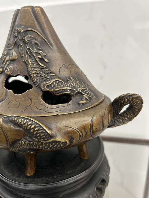 古玩銅器銅熏爐真品鑒賞圖