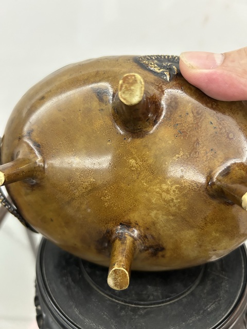 古玩銅器銅熏爐真品鑒賞圖
