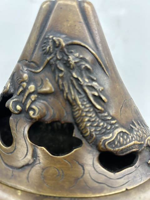 古玩銅器銅熏爐真品鑒賞圖