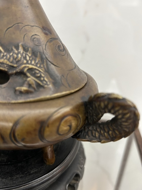 古玩銅器銅熏爐真品鑒賞圖