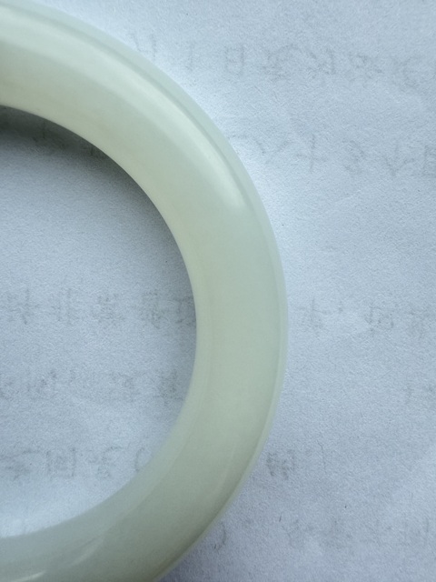 古玩玉器和田玉雕“素紋手鐲”真品鑒賞圖