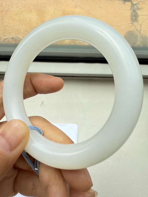 古玩玉器扁鐲子真品鑒賞圖