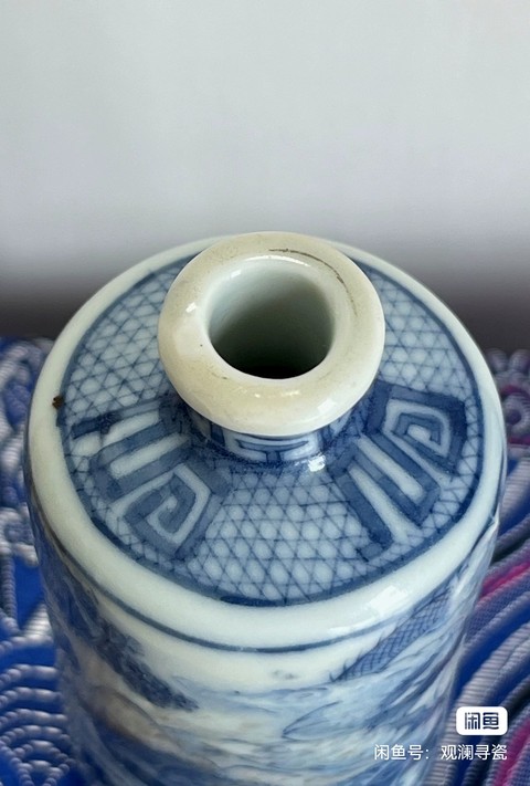 古玩陶瓷青花釉里紅十二生肖圖鼻煙壺真品鑒賞圖