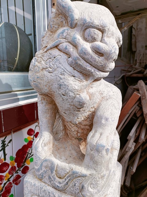 古玩雜項拴馬樁真品鑒賞圖