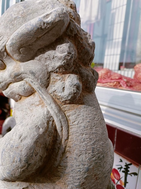 古玩雜項拴馬樁真品鑒賞圖