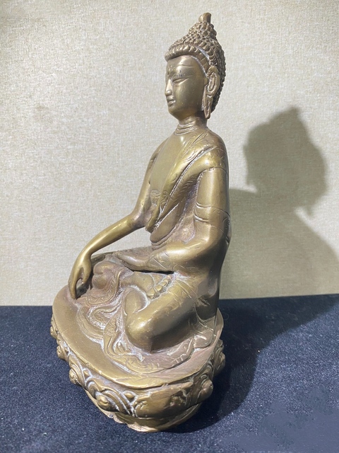 古玩銅器銅佛像真品鑒賞圖