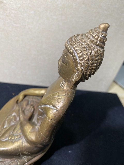 古玩銅器銅佛像真品鑒賞圖