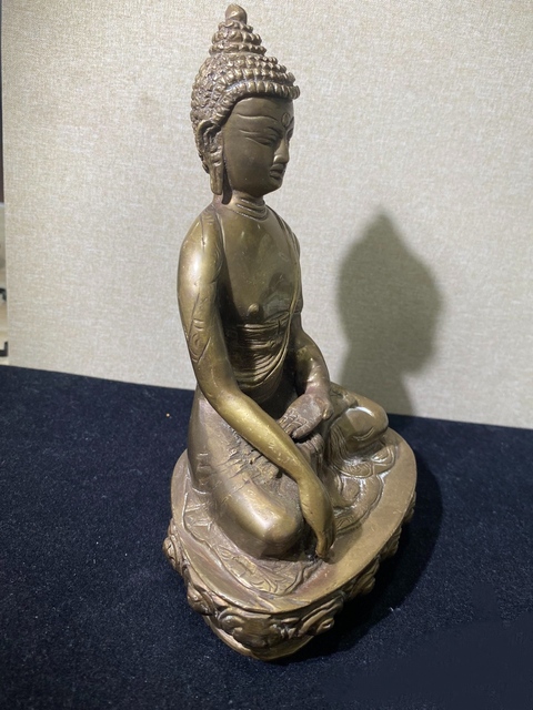 古玩銅器銅佛像真品鑒賞圖