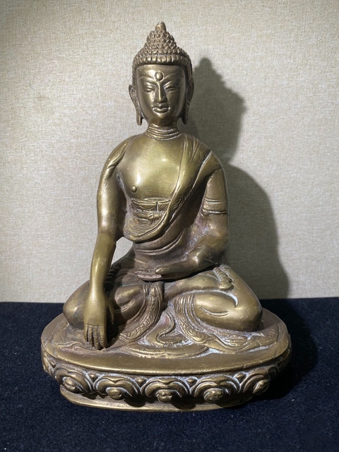 古玩銅器銅佛像真品鑒賞圖