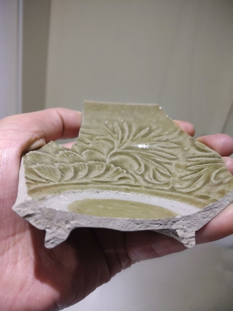 古玩陶瓷金代耀州窯刻花標本真品鑒賞圖
