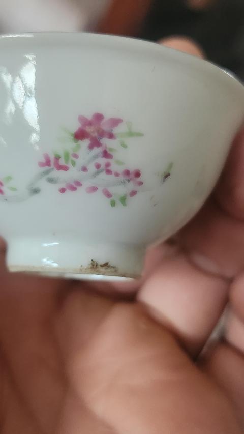 古玩陶瓷粉彩杯真品鑒賞圖