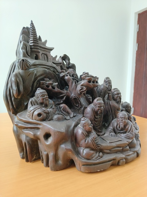 古玩雜項木雕山子擺件拍賣,當前價格3000元