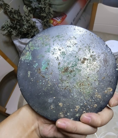 古玩銅器唐代花卉鏡真品鑒賞圖