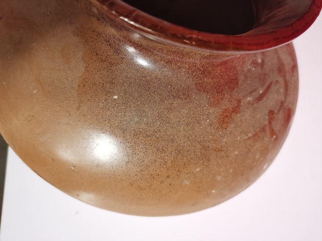 古玩陶瓷紫金釉罐真品鑒賞圖