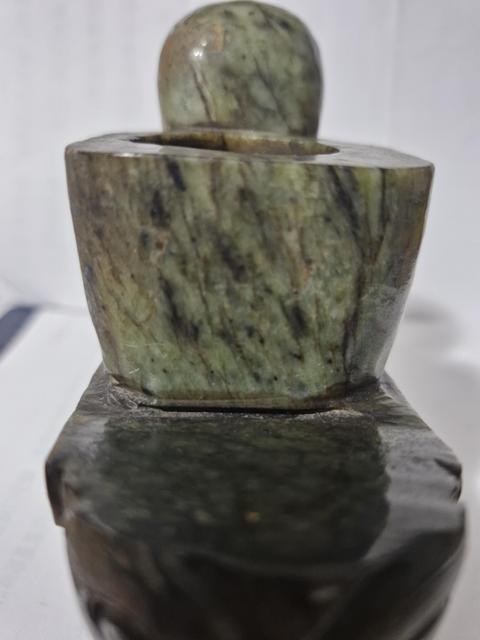 古玩玉器地方玉鴨型器真品鑒賞圖