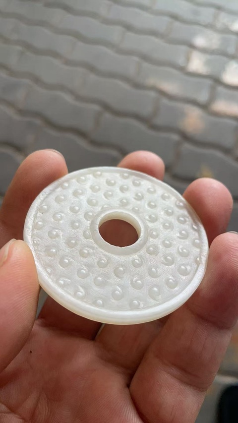 古玩玉器谷紋玉璧真品鑒賞圖
