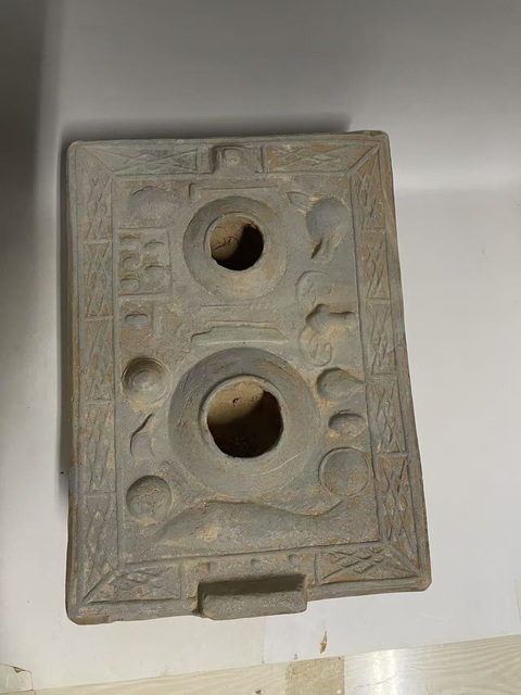 古玩陶瓷漢·灶臺真品鑒賞圖