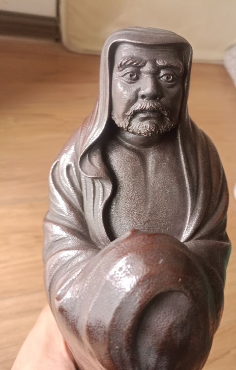 古玩陶瓷達摩塑像拍賣，當前價格50000元