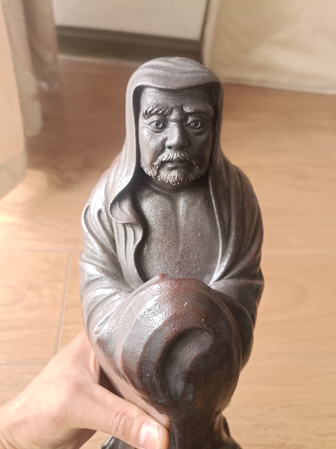 古玩陶瓷達摩塑像拍賣，當前價格50000元