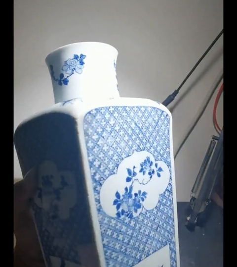 古玩陶瓷棒槌瓶真品鑒賞圖
