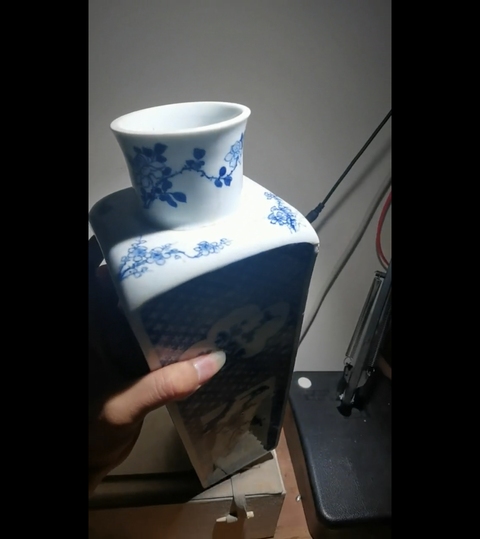古玩陶瓷棒槌瓶真品鑒賞圖