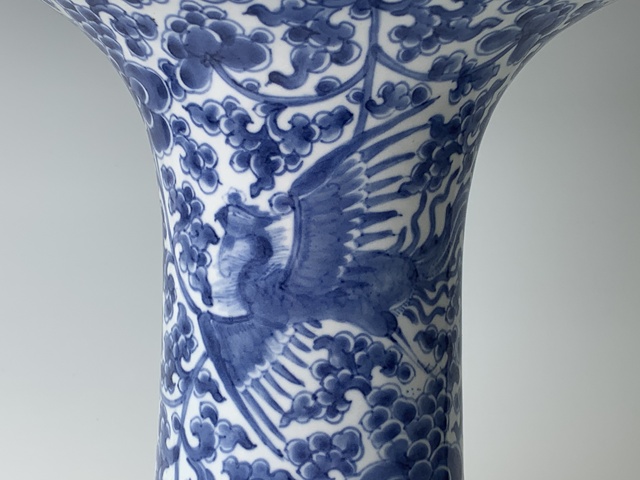 古玩陶瓷花觚真品鑒賞圖