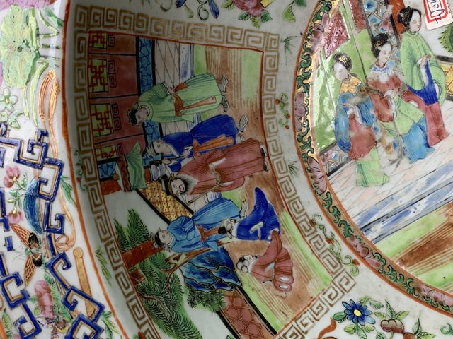 古玩陶瓷盆真品鑒賞圖