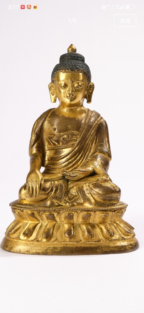 古玩銅器造像真品鑒賞圖