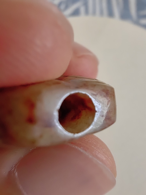 古玩玉器仿古做舊玉勒子真品鑒賞圖