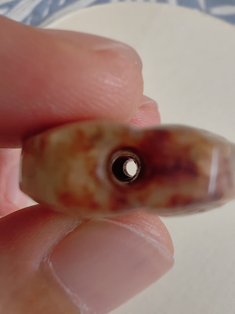 古玩玉器仿古做舊玉勒子真品鑒賞圖