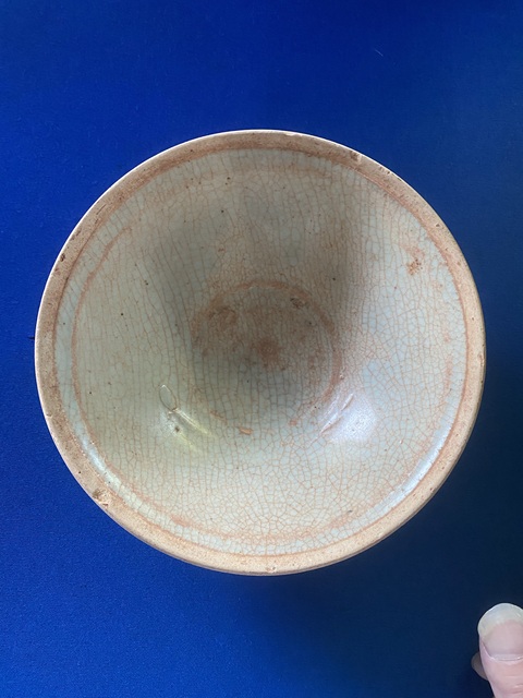 古玩陶瓷青白釉面包碗真品鑒賞圖