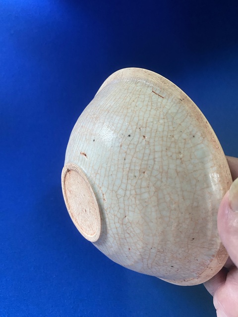 古玩陶瓷青白釉面包碗真品鑒賞圖