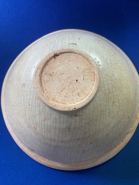 古玩陶瓷青白釉面包碗真品鑒賞圖