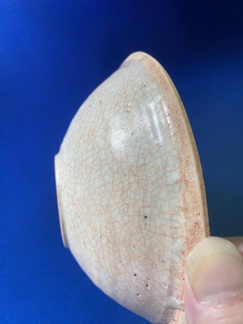 古玩陶瓷青白釉面包碗真品鑒賞圖